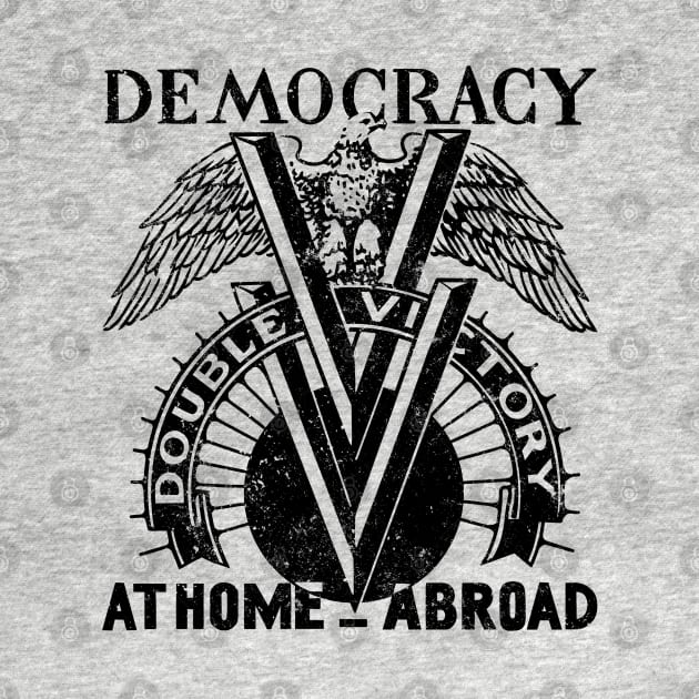 Democracy Double V - dark by ThirteenthFloor